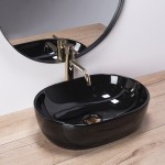 Накладной умывальник Rea Amelia 48 Black